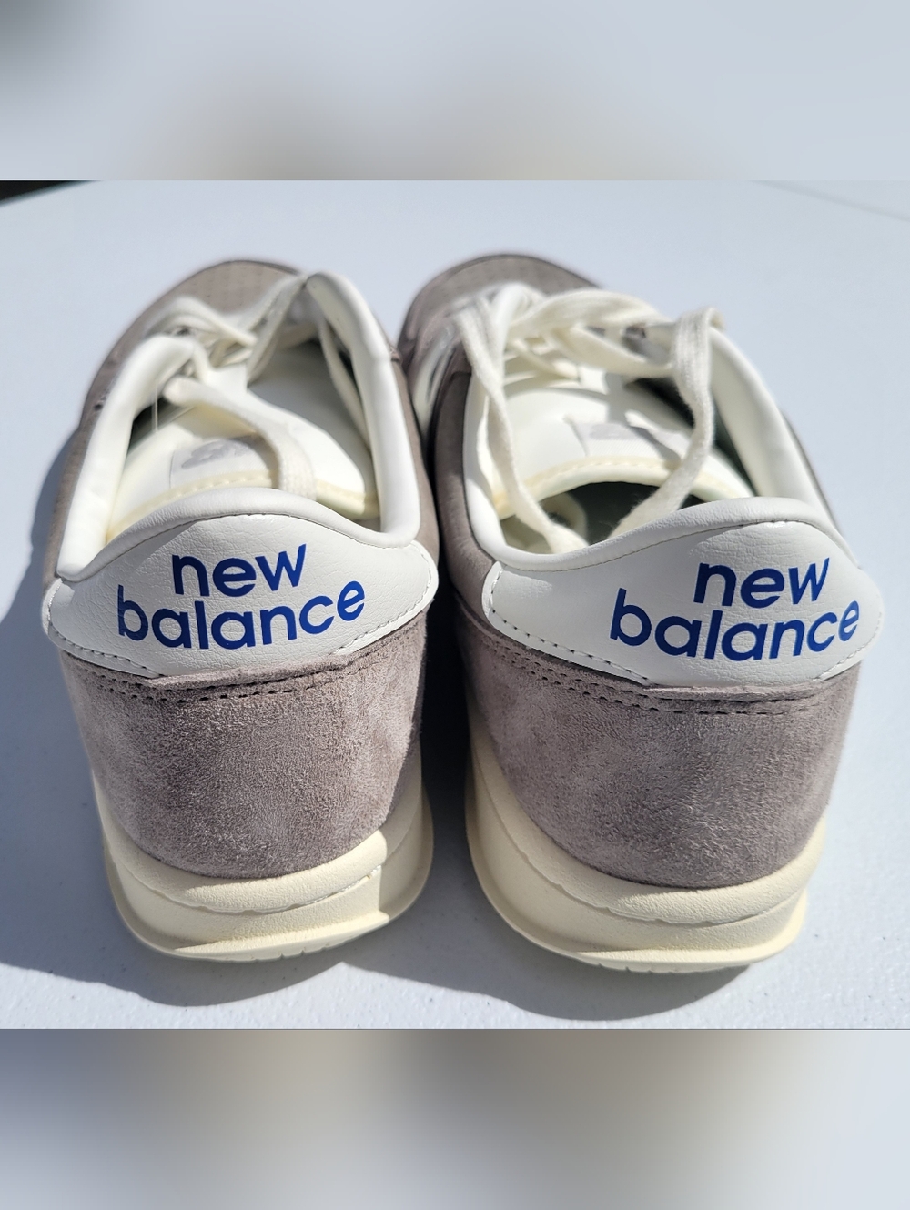 Mens Size 9 New Balance T500 sneakers in brown and white, brand new in box - Picture 6 of 16